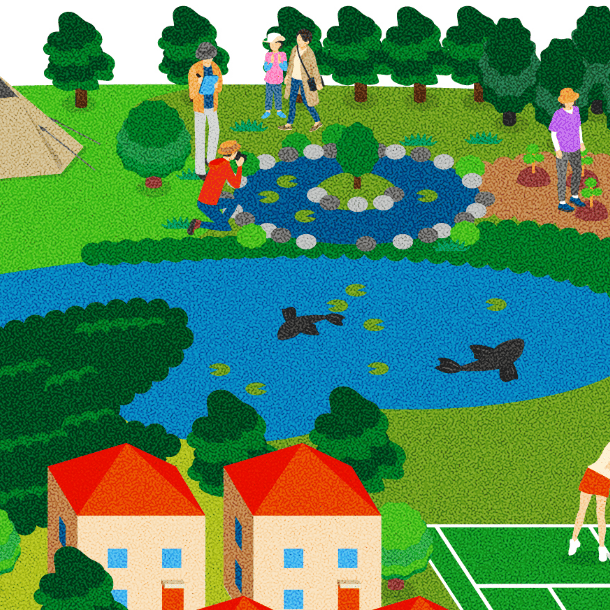 生物多様性の保全のイラスト