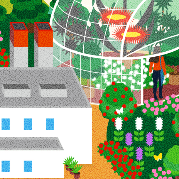 省エネ・再エネ推進のイラスト