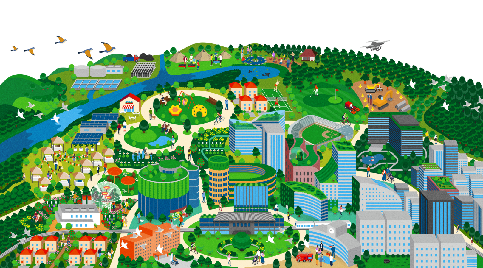 「造園」を超えた事業フィールド