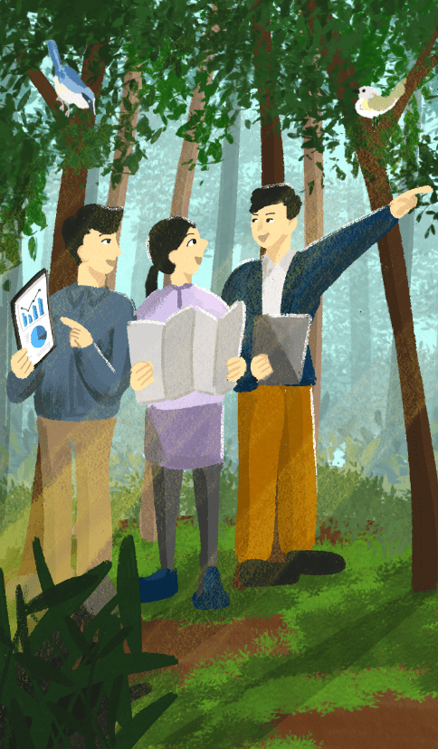 採用情報のイメージイラスト