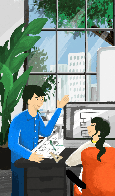 採用情報のイメージイラスト