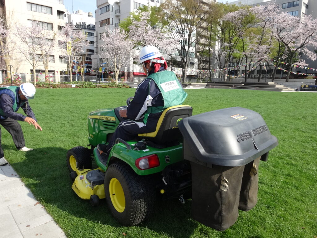 育成状況に合わせた刈高調整