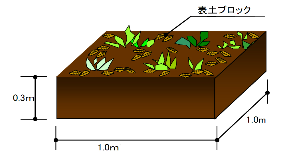 ※標準規格：厚さについては事前調査の上、既存植生の根の状況等により決定